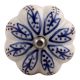 Blue Lotus Ceramic Wine Stopper